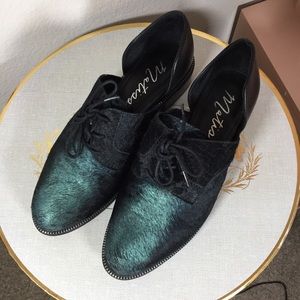 Peacock Oxford Flats Matisse 7